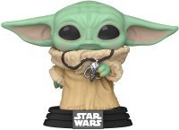 Фигурка Funko Star Wars: Mandalorian Мандалорец with Pendant Grogu Грогу 398