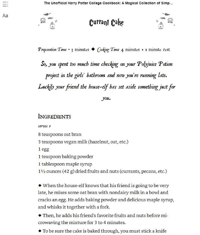 Книга кулинарная Harry Potter College Cookbook: A Magical Collection of Simple and Spellbinding Recipes (Eng) 