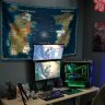 Карта Варкрафт Азерот World of Warcraft Classic Azeroth Map Wall Decoration banner (150 * 100 см)