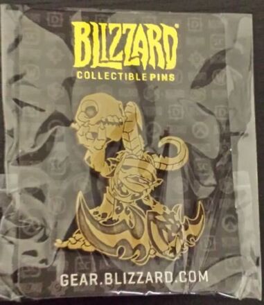 Значок 2015 Blizzcon Exclusive Gold Murkidan Blizzard Pin