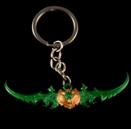 Брелок World of Warcraft Warglaive Of Azzinoth Бойові гліфи Аззінота 7 см.