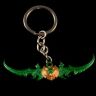 Брелок World of Warcraft Warglaive Of Azzinoth Боевые глефы Аззинота 7 см.
