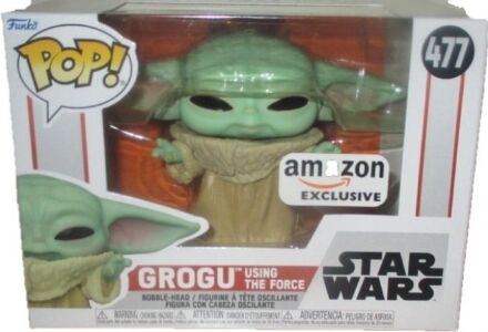 Фігурка Funko Star Wars Mandalorian Мандалорець Фанко Зоряні війни Грогу Amazon Exclusive 477 
