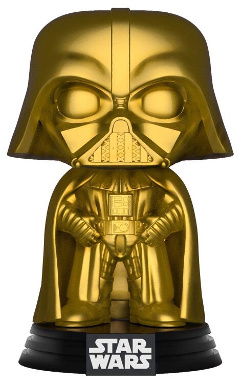 Фигурка Funko Pop! Star Wars Darth Vader Gold Figure #157 Exclusive