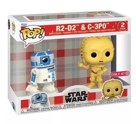 Фігурка Funko Star Wars: Retro Reimagined R2-D2 & C-3PO (Target Exclusive) Фанко Р2-Д2 та С3ПО