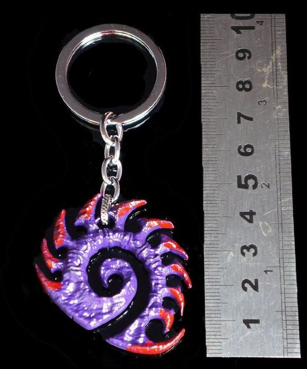 Брелок StarCraft II Zerg Logo Purple