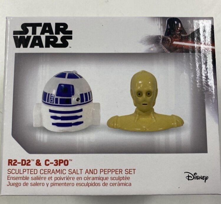Солонка и Перечница Star Wars R2-D2 and C-3PO Sculpted Salt and Pepper Shakers