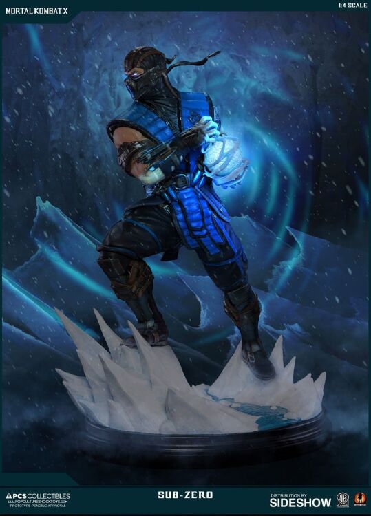 Mortal Kombat Sub-Zero Polystone Statue Sideshow Статуэтка Сабзиро 53 см 