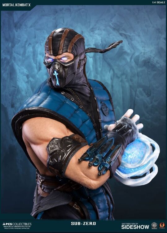 Mortal Kombat Sub-Zero Polystone Statue Sideshow Статуэтка Сабзиро 53 см 