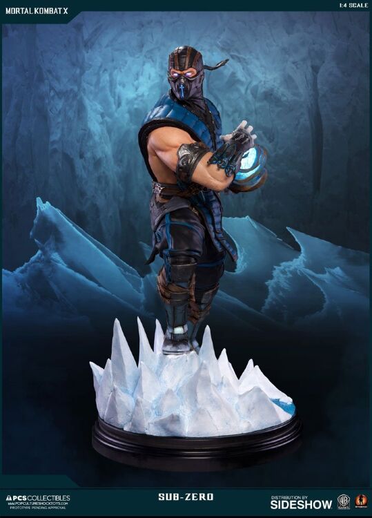 Mortal Kombat Sub-Zero Polystone Statue Sideshow Статуэтка Сабзиро 53 см 