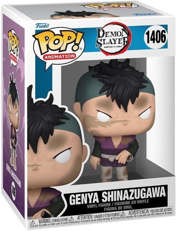 Фигурка Funko Demon Slayer Genya Shinazugawa Фанко Клинок, рассекающий демонов 1406 (примят.бокс)