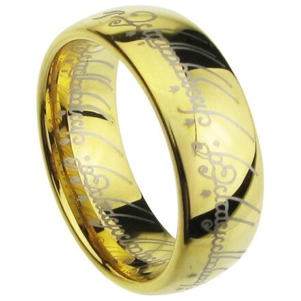 Кільце The Lord of the Rings Володар кілець (колір gold) розмір 20