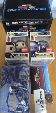 Коробка Funko Marvel Collector Corps Box Quantumania Ant-Man And The Wasp Фанко Людина-Мураха та Оса