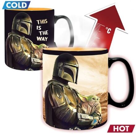 Чашка хамелеон STAR WARS Mandalorian Mando Mug кухоль Зоряні війни Мандалорець 460 мл