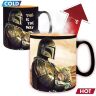 Чашка хамелеон STAR WARS Mandalorian Mando Mug кружка Звёздные войны Мандалорец 460 мл