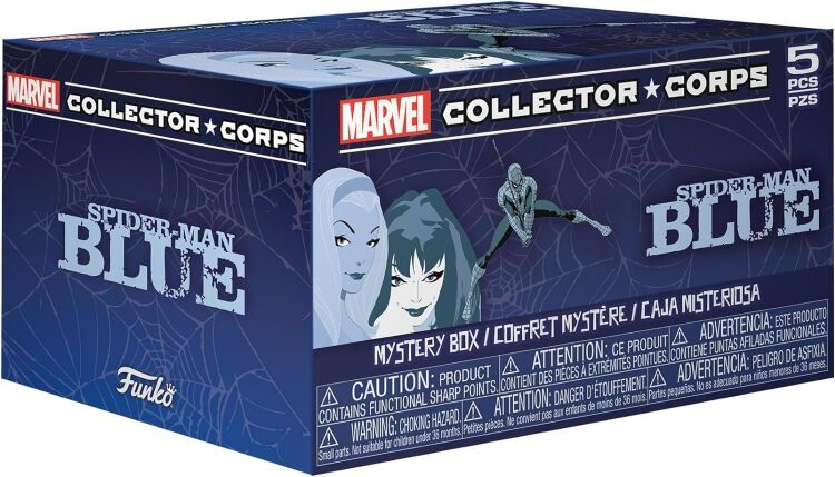Коробка Funko Marvel Collector Corps Spider-Man: Blue Box Фанко Человек Паук