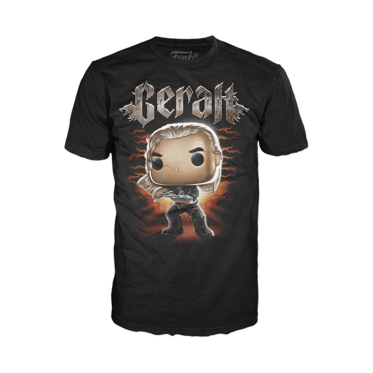 Футболка Funko Tees The Witcher: Geralt фанко Ведьмак Геральт (размер L)