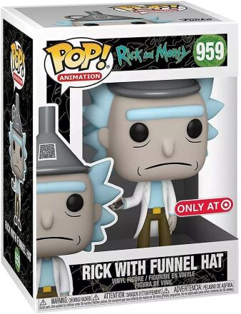 Фігурка Funko Rick and Morty: Rick with Funnel Hat (Target Exclusive) Рік і Морті фанко 959