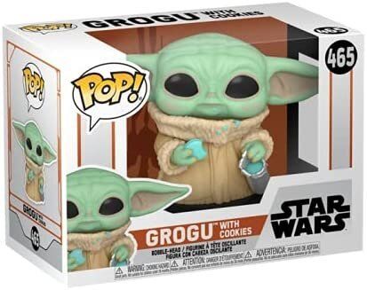 Фігурка Funko Star Wars: Mandalorian - Grogu with Cookie Фанко Зоряні війни: Мандалорець Грогу 465