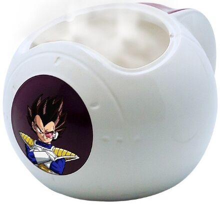 Кружка 3D теплочутлива ABYstyle DRAGON BALL Vegeta Spaceship чашка Перлини дракона