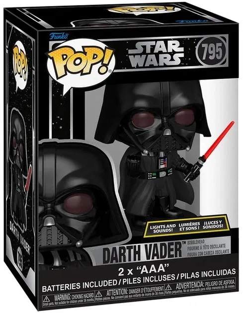 Фігурка Funko Star Wars: Darth Vader Фанко Зіркові війни Дарт Вейдер 795 (світло та звук)