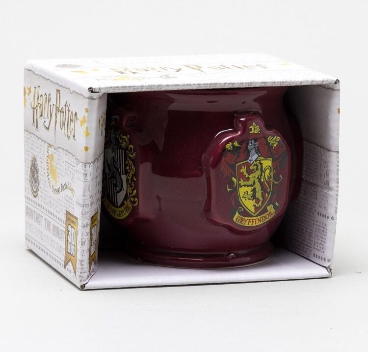 Кружка Harry Potter Crests 3D Mug Чашка факультеты Хогвартс 500 ml  