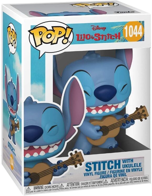 Фигурка Funko Disney Lilo and Stitch: Stitch with Ukelele фанко Стич 1044