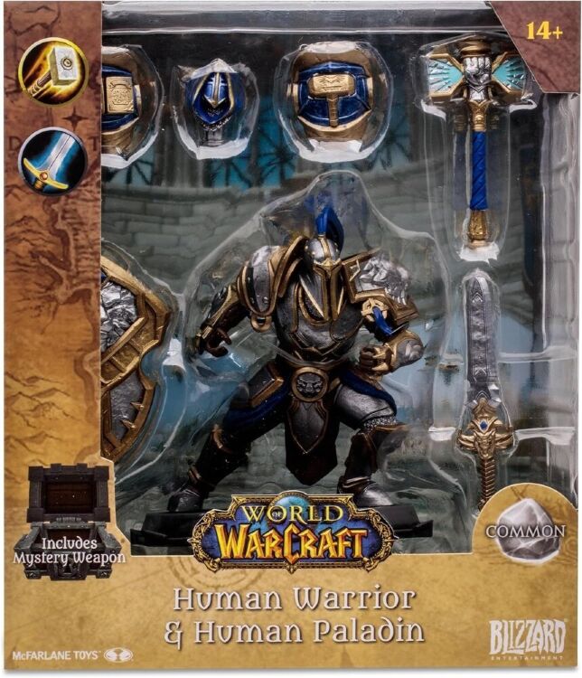 Фигурка McFarlane World of Warcraft Human Warrior Paladin Варкрафт Человек Паладин Воин
