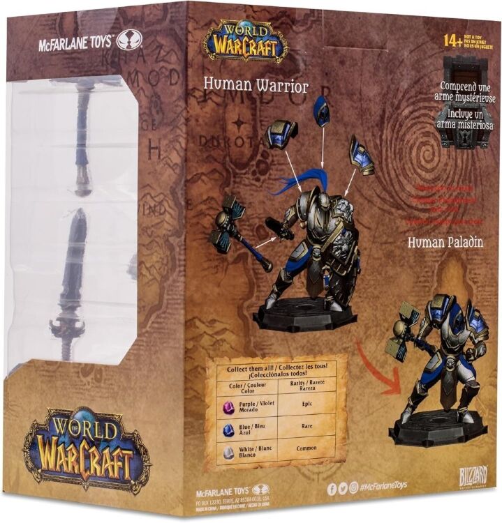 Фигурка McFarlane World of Warcraft Human Warrior Paladin Варкрафт Человек Паладин Воин
