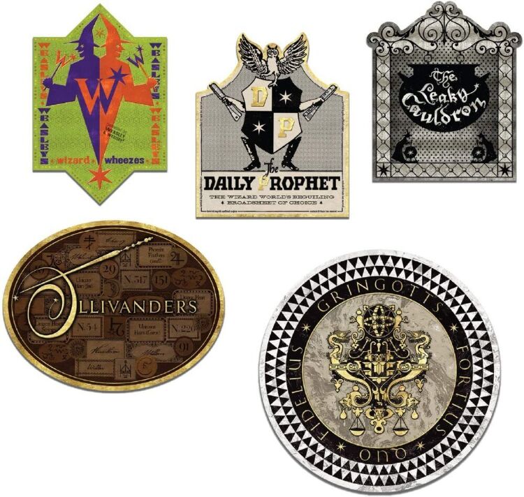 Пазл Гарри Поттер The Noble Collection Harry Potter Diagon Alley Shop Signs Puzzle (1000-Piece)