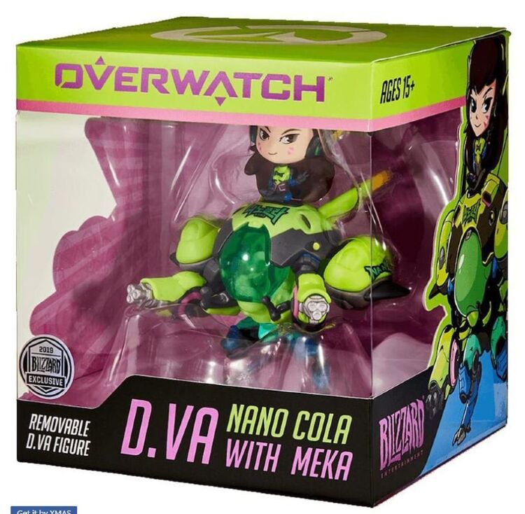 Фигурка Cute But Deadly D.Va and MEKA Nano Cola Colossal Figure