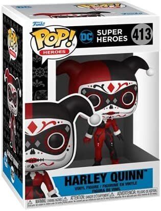 Фигурка Funko POP Heroes: Dia De Los DC - Harley Quinn Фанко Харли Квинн 413