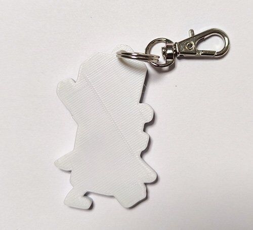 Брелок Minecraft Steve duck Майнкрафт Стив на утке ABS пластик 6 см.