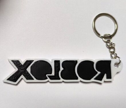 Брелок Роблокс Roblox Text Keychain ABS пластик 9 см.