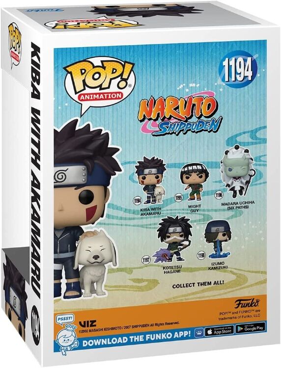 Фигурка Funko Animation: Naruto - Kiba with Akamaru Фанко Наруто Киба и Акамару 1194