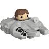Фигурки Funko Bitty Ride: Star Wars Han Solo with Millenium Falcon фанко Хан Соло и Сокол тысячилетия