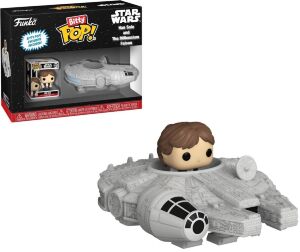 Фігурки Funko Bitty Ride: Star Wars Han Solo with Millenium Falcon фанко Хан Соло та Сокіл тисячоліття