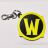 Брелок World of Warcraft Logo Keychain Варкрафт ABS пластик 6 см. 