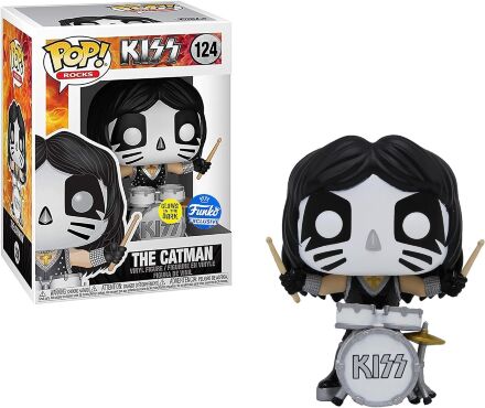 Фігурка Funko KISS The Catman Фанко Кісс Людина-кіт Glow in The Dark (Exclusive) 124