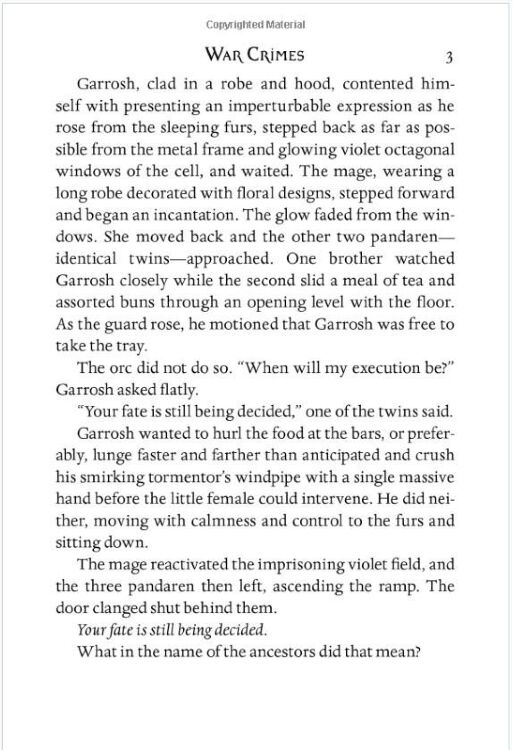 Книга World of Warcraft: War Crimes (Мягкий переплёт)