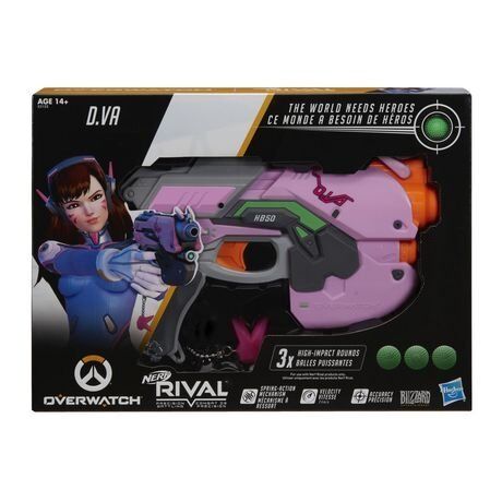 Overwatch D.Va Nerf Rival Blaster Овервотч оружие игрушка