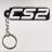 Брелок CS GO Counter Strike Logo Keychain ABS пластик 6 см.