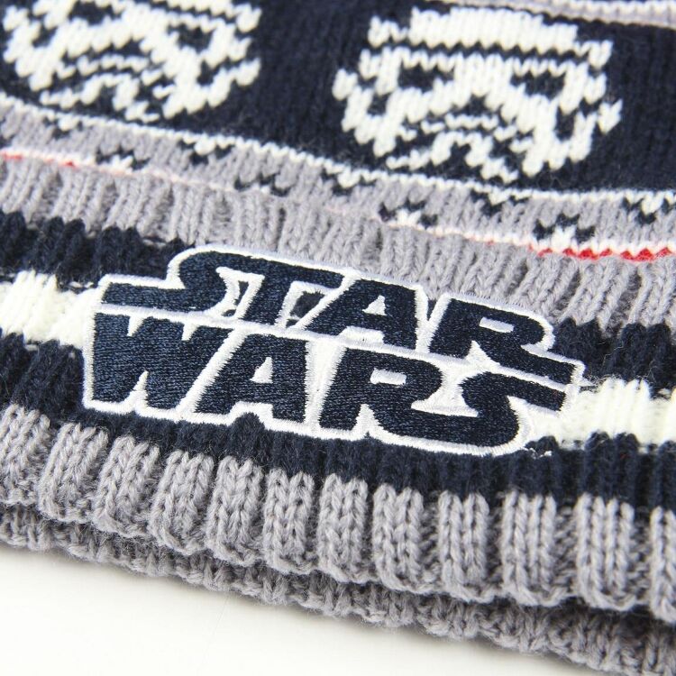 Шапка Star Wars Stormtrooper Jacquard Hat Pompon Звездные войны Штурмовик Детская