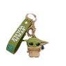 Брелок подвеска на рюкзак Star Wars Mandalorian Baby Yoda 3D Keychain Backpack Мандалорец Грогу #3