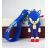 Брелок подвеска на рюкзак Sonic 3D Keychain Anime Backpack Соник