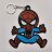 Брелок Marvel Spider-man Keychain Человек паук ABS пластик 9 см.