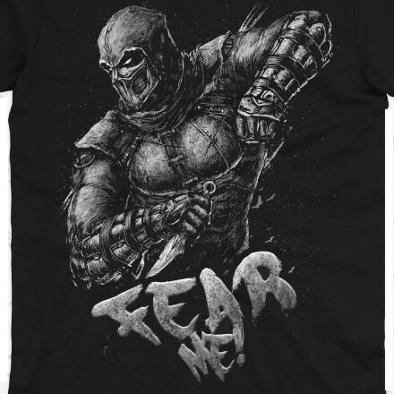 Футболка Morze Mortal Kombat Scorpion T-Shirt Смертельна битва Скорпіон (розмір L)