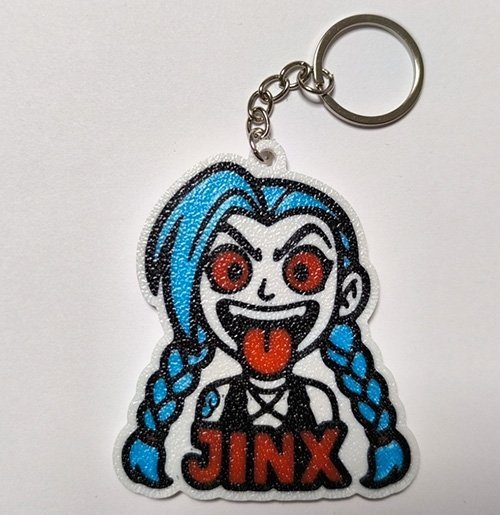 Брелок League of Legends Arcane Jinx Лига Легенд Джинкс ABS пластик 7 см. Брелок League of Legends Arcane Jinx Лига Легенд Джинкс ABS пластик 7 см.