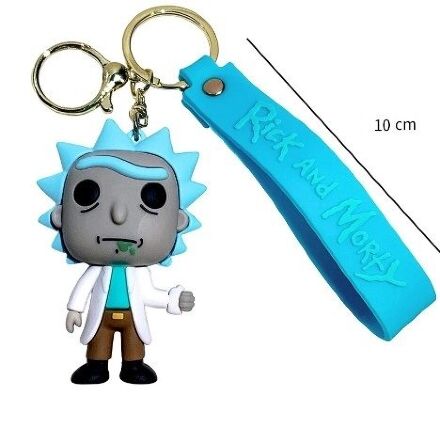 Брелок підвіска на рюкзак Rick and Morty 3D Rick Keychain Backpack Рік та Морті Рік