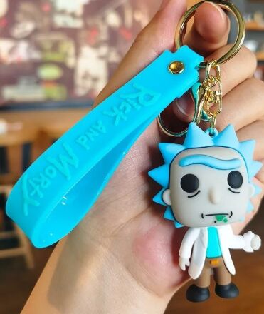 Брелок підвіска на рюкзак Rick and Morty 3D Rick Keychain Backpack Рік та Морті Рік